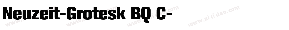 Neuzeit-Grotesk BQ C字体转换